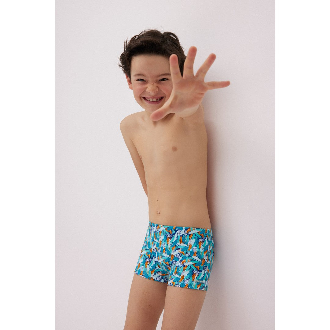 Ysabel Mora Beachwear Costume Boxer Da Bambino Con Stampa - 93059