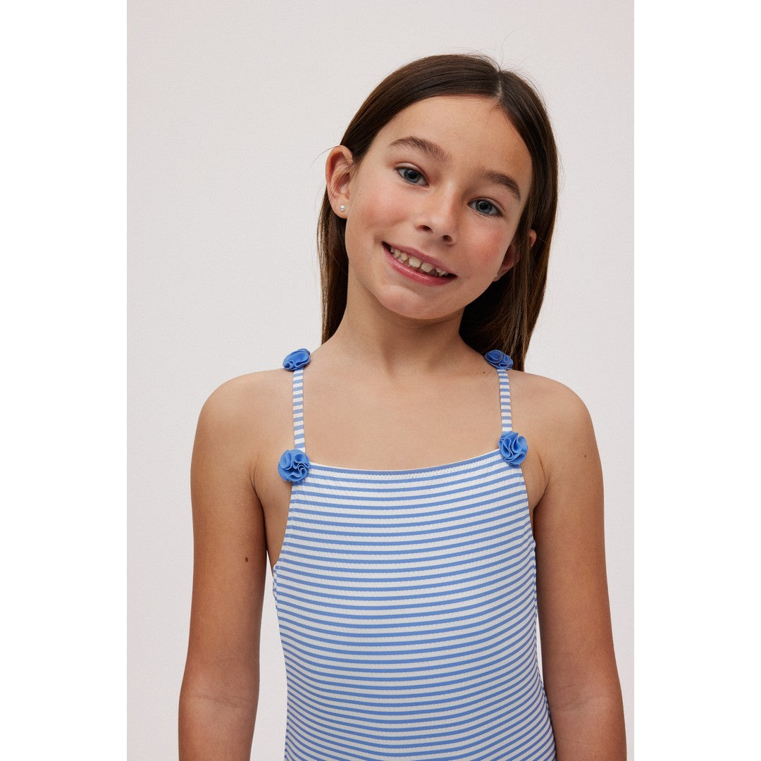 Ysabel Mora Beachwear Costume Da Bagno Per Bambina Intero - 95132