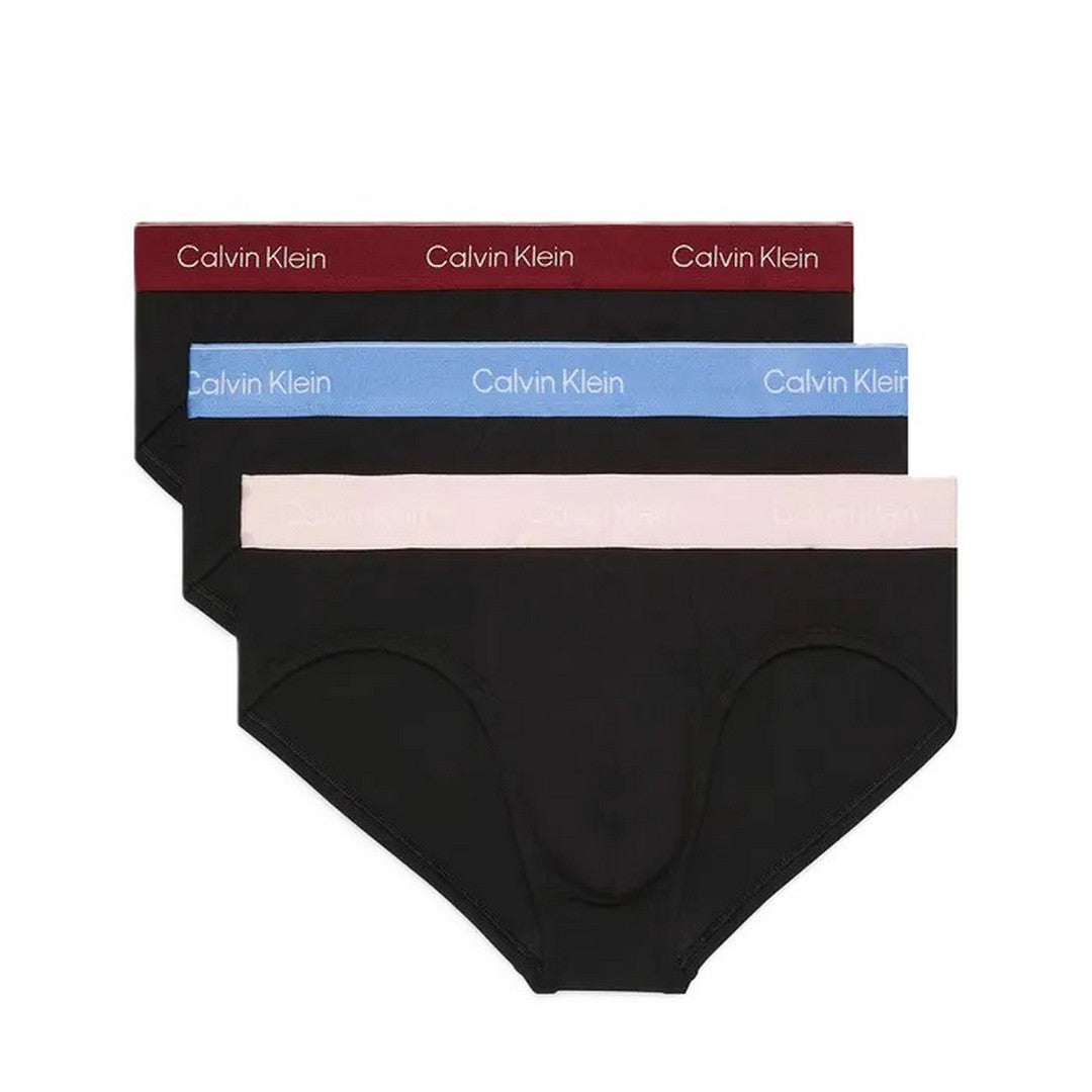 Calvin Klein Slip Uomo Hip Brief Icon Cotton Stretch 3 Pack