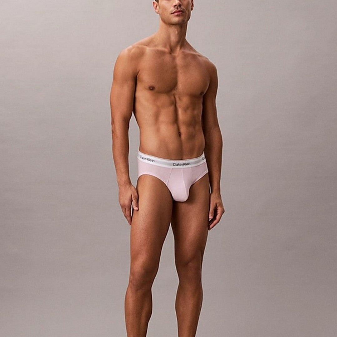 Calvin Klein Slip Uomo Hip Brief Icon Cotton Stretch 3 Pack