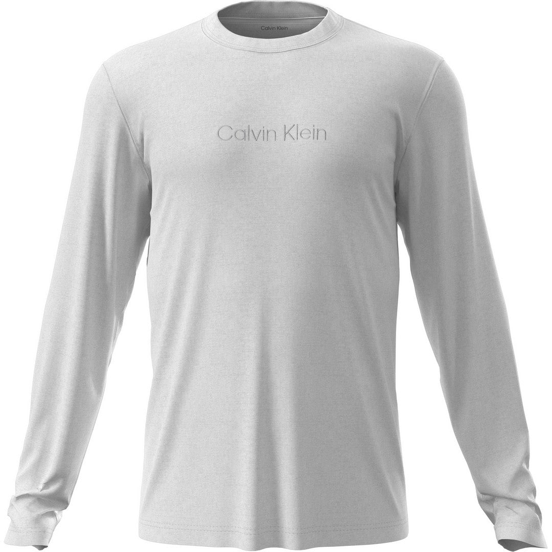 Calvin Klein Set Pigiama Uomo Manica Lunga E Pantaloni In Popeline Di Cotone