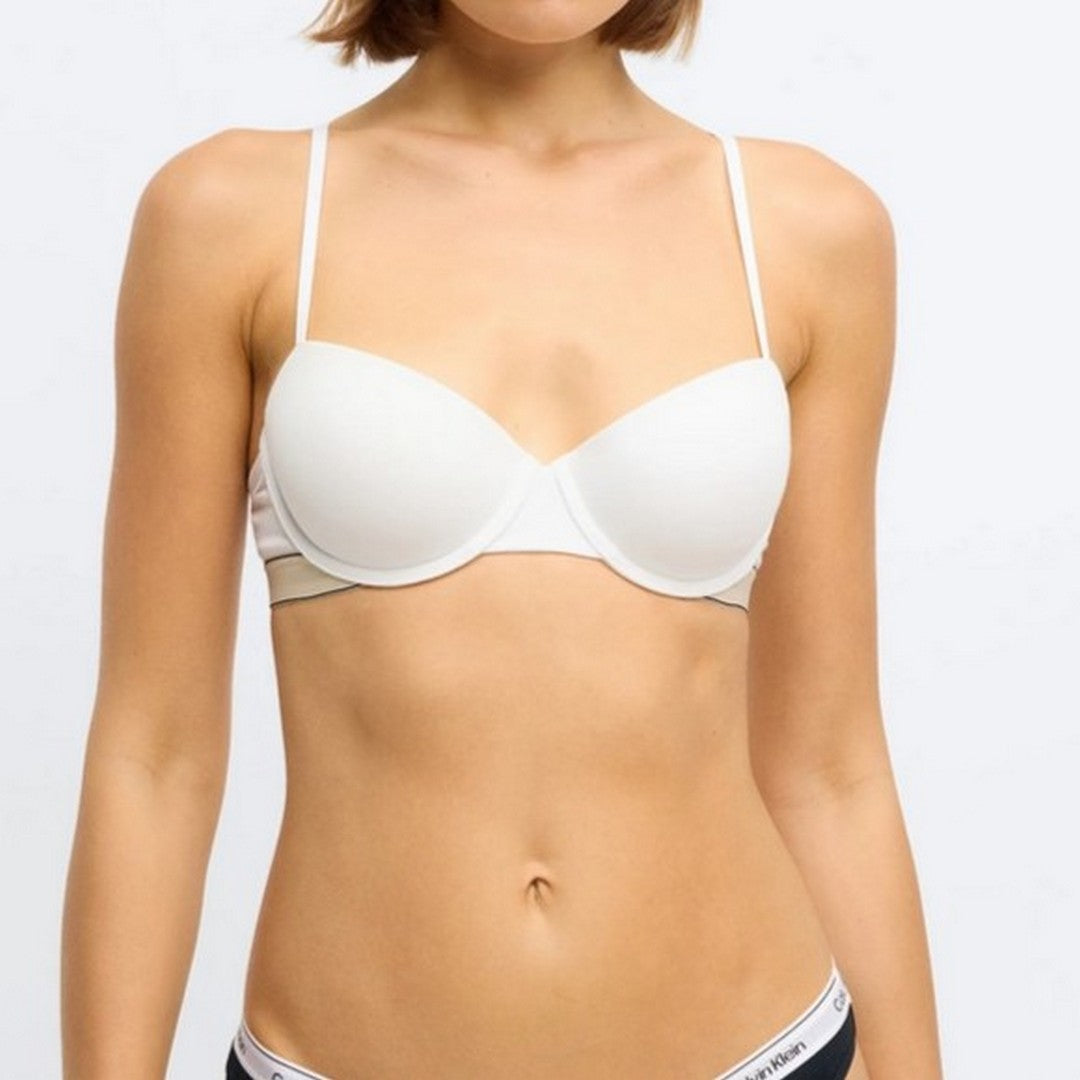 Calvin Klein Push-Up Donna Con Scollatura Profonda Minimalist Mesh LV00QF8452100