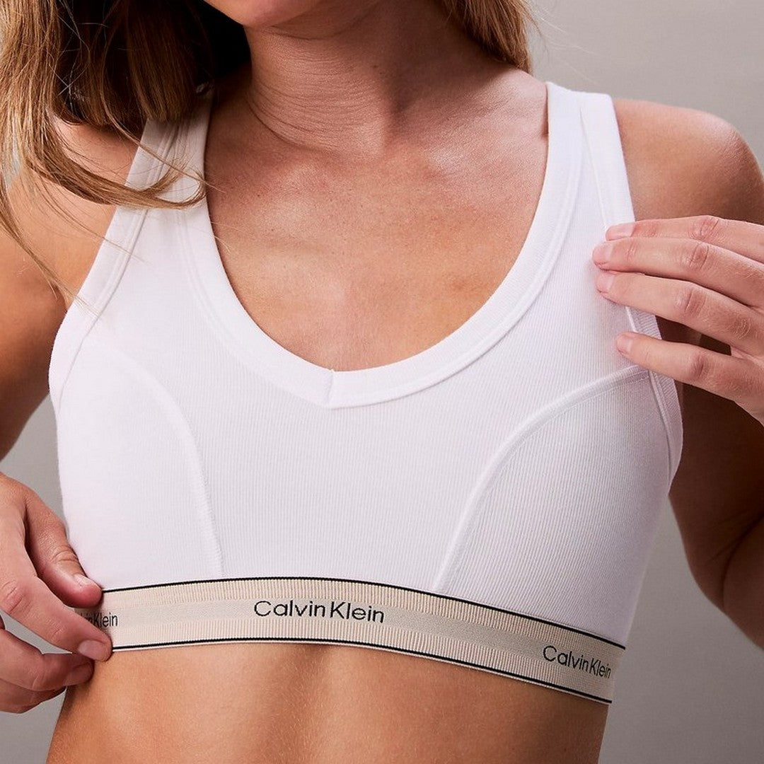 Calvin Klein Reggiseno Donna Leggermente Imbottito Heritage Cotton