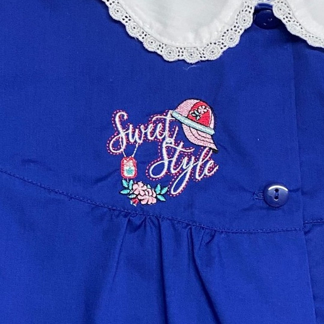 Siggi Happy School Grembiule Scuola Bambina Con Bottoni