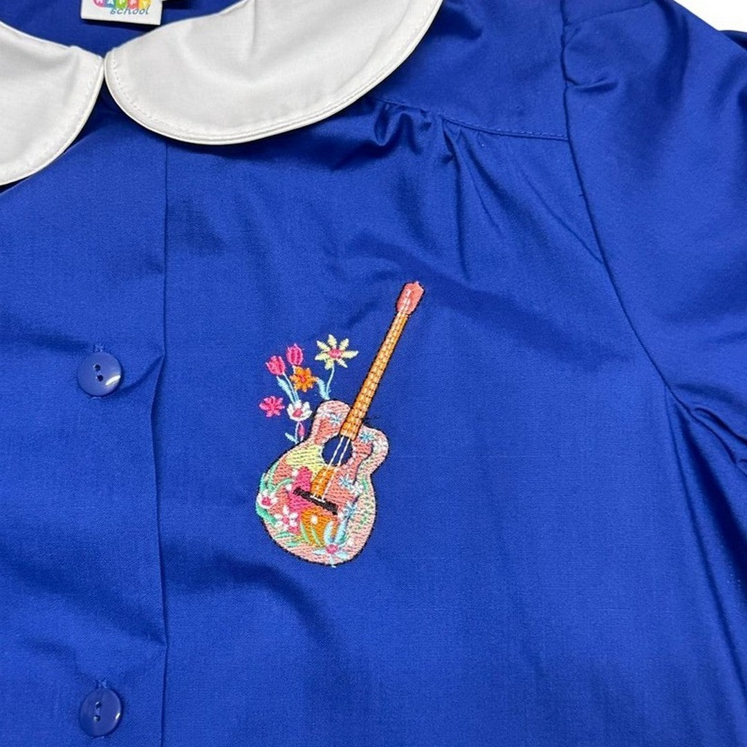 Siggi Happy School Grembiule Scuola Bambina Con Bottoni