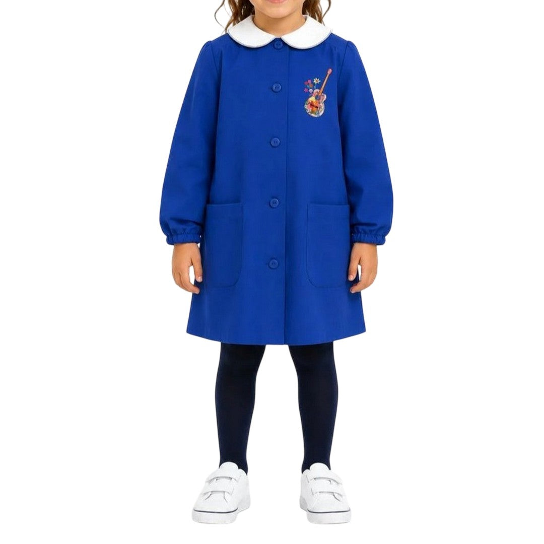 Siggi Happy School Grembiule Scuola Bambina Con Bottoni