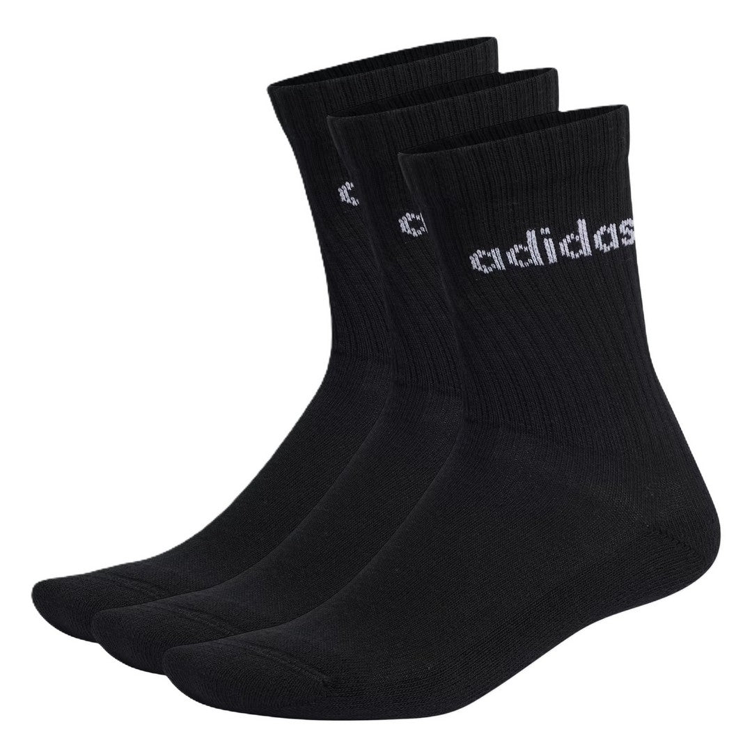 Adidas Calze Linear Cushioned (3 paia) Adidas HT3455 Nero