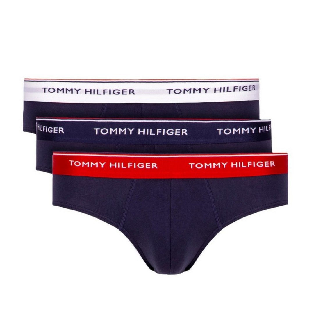 Tommy Hilfiger Slip Uomo 3Pack Premium Essential Cotton Stretch 1U87903766 904