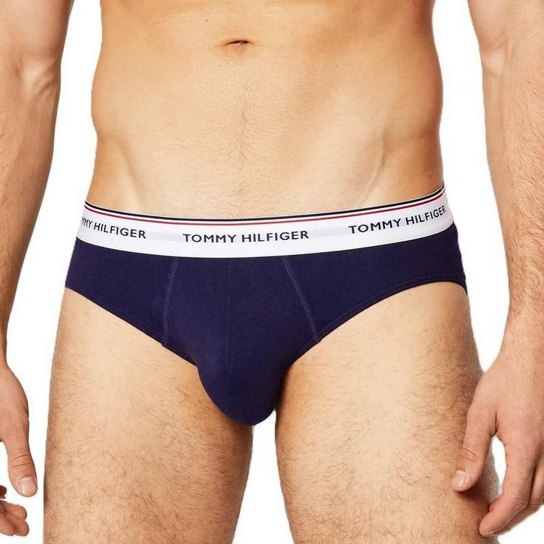 Tommy Hilfiger Slip Uomo 3Pack Premium Essential Cotton Stretch 1U87903766 904