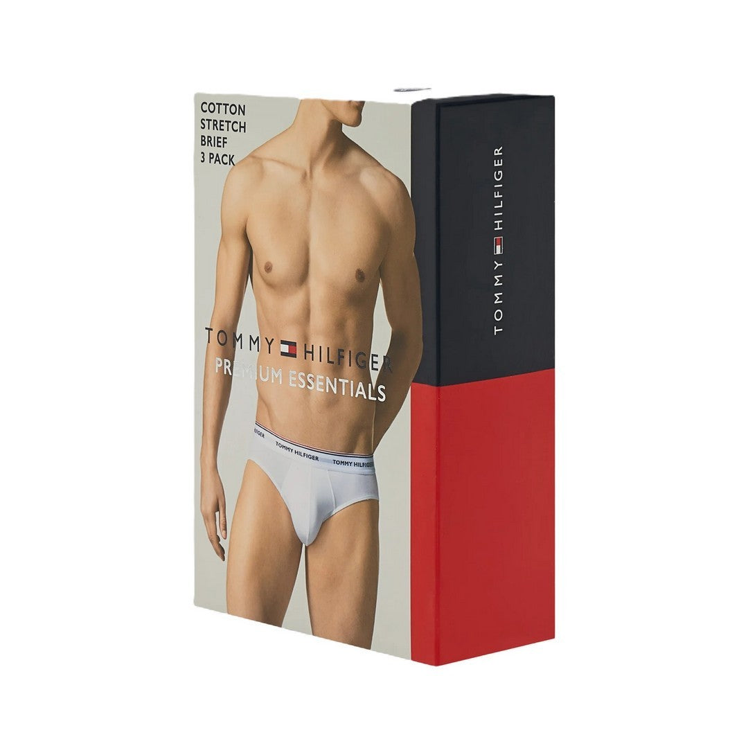 Tommy Hilfiger Slip Uomo 3Pack Premium Essential Cotton Stretch 1U87903766 904