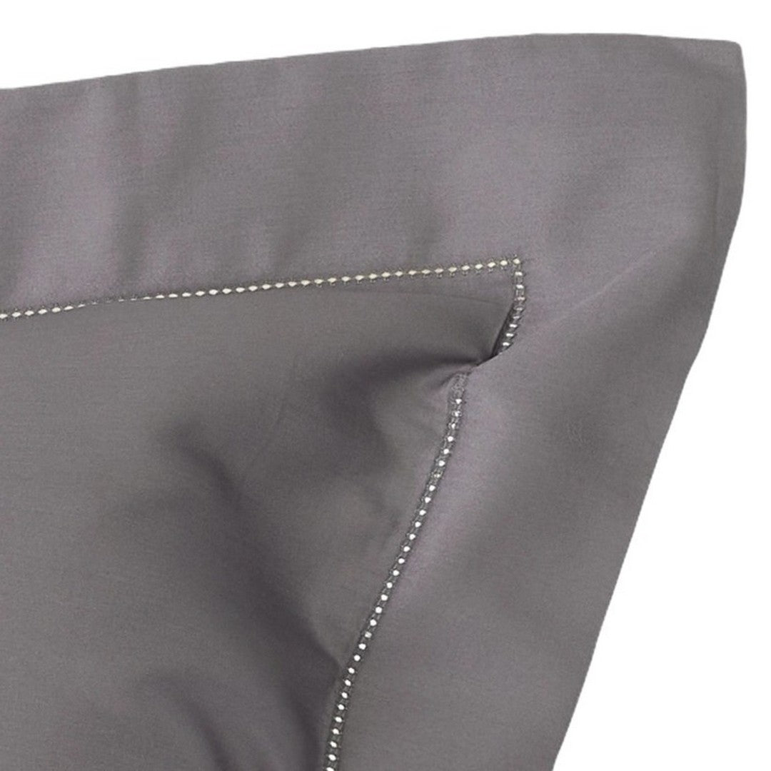 Maestri Cotonieri Home Coppia Federe in Raso di Cotone orlo a giorno