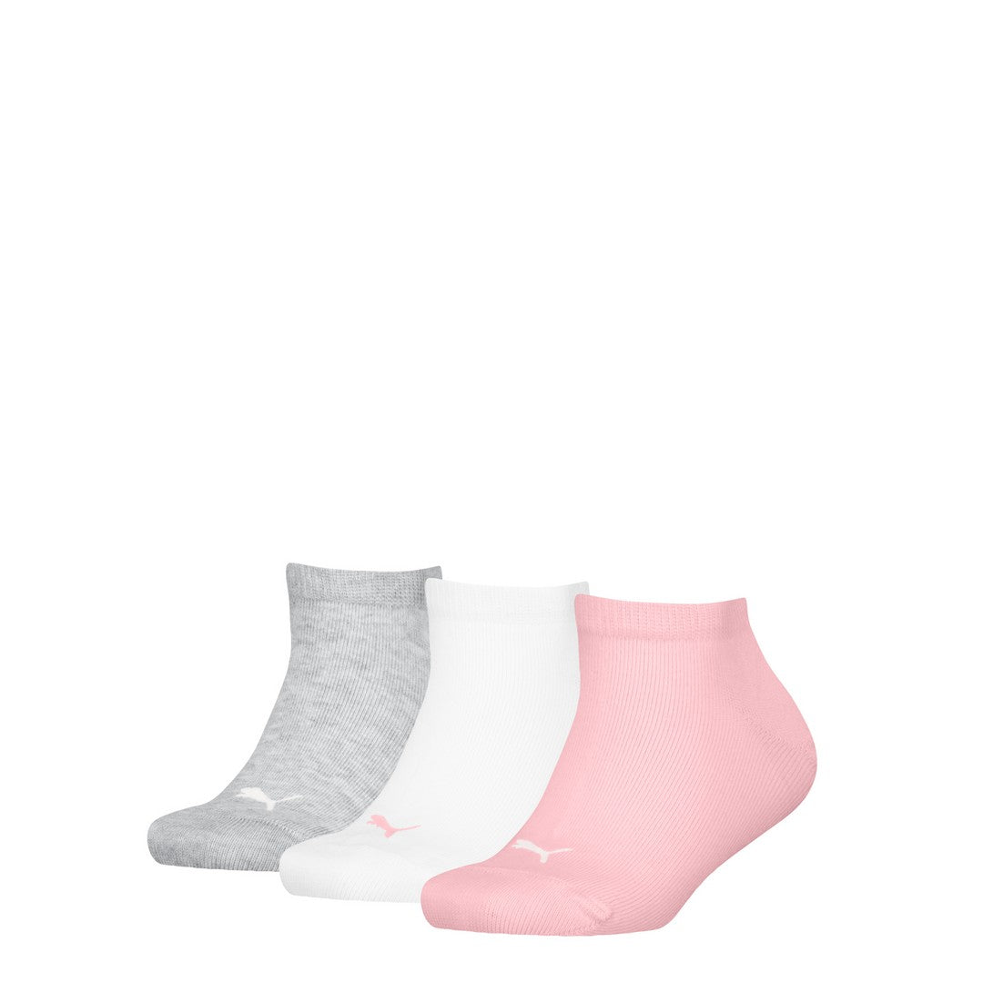 Puma kids 3P calza sneaker bambina bianche e rosa paia - 701231273 001