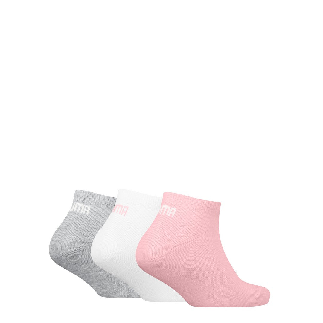 Puma kids 3P calza sneaker bambina bianche e rosa paia - 701231273 001