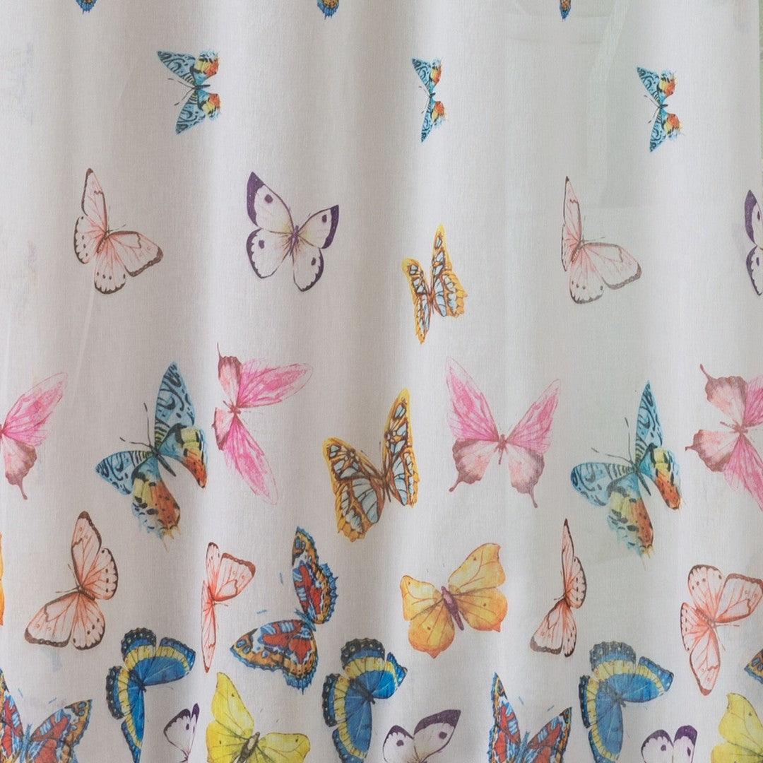 Linea Oro Butterfly Pannello Tenda Stampa Farfalle C/Borchie