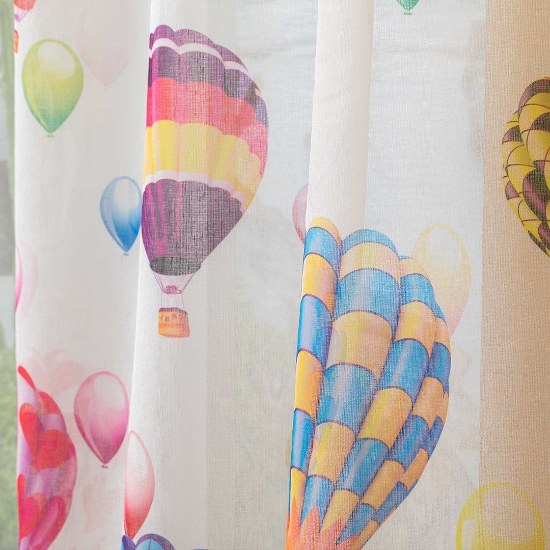 Linea Oro Baloon Pannello Tenda Stampa mongolfiere C/Borchie