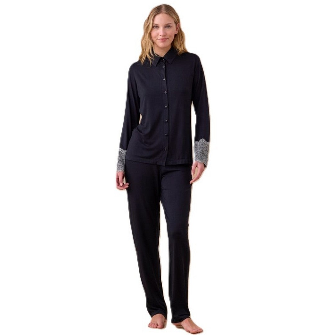 Noidinotte Pigiama Donna Modal Modello Camicia Easychic - FA009312
