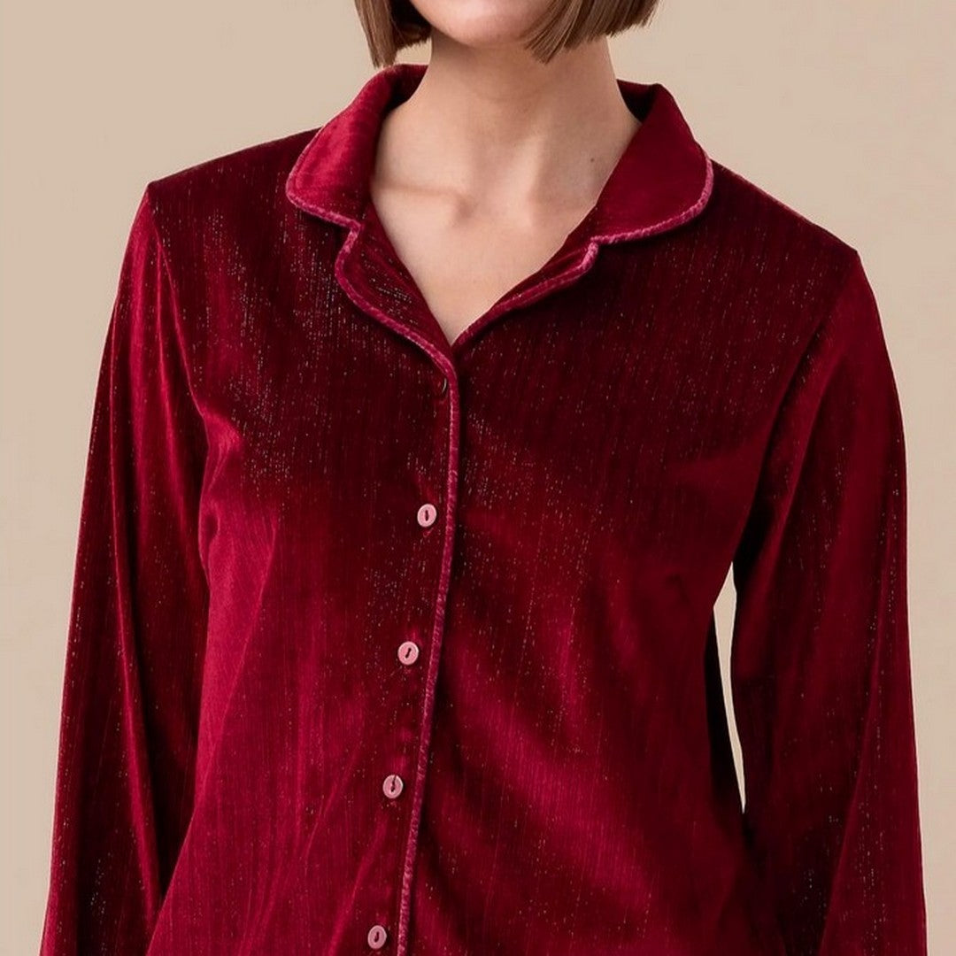 Noidinotte Pigiama Donna Ciniglia Aperto- FA009344