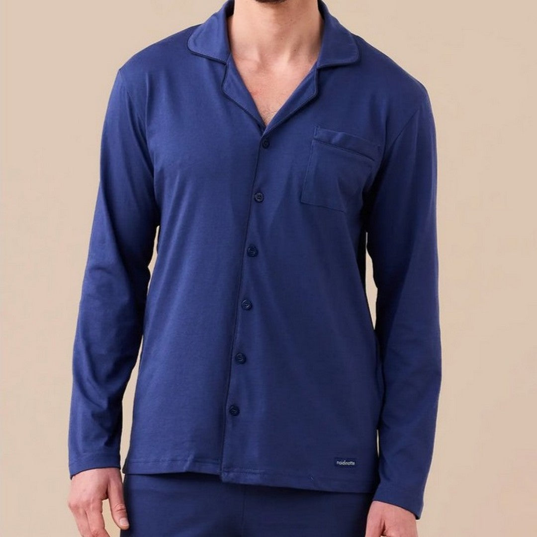Noidinotte Pigiama Uomo Jersey Invernale CAldo Cotone  - FC003173