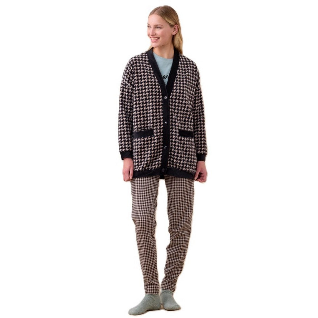 Noidinotte Cardigan Donna Micropile - GE003034