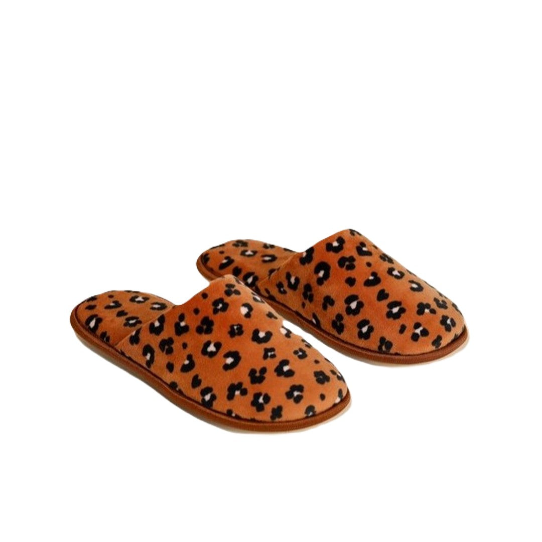 Noidinotte Pantofola Donna Ciniglia Stampa Maculata- PF003095