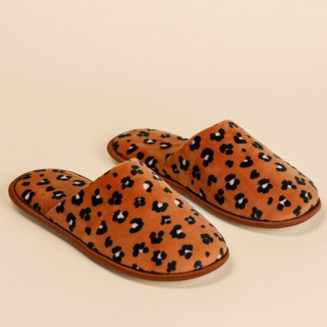 Noidinotte Pantofola Donna Ciniglia Stampa Maculata- PF003095