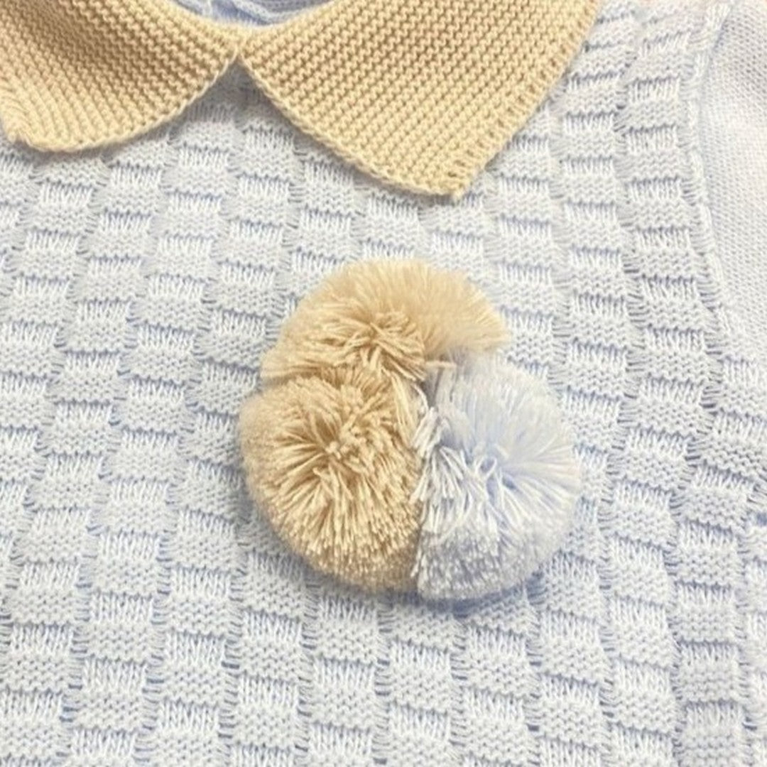 Prime Emozioni Completo 2 pezzi Nascita in lana 0-1 mese Made in Italy