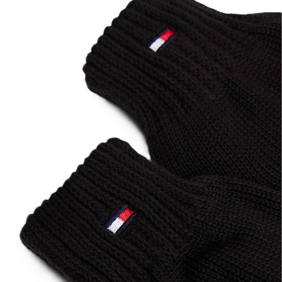 Tommy Hilfiger Kids Guanti Small Flag Kids in Maglia Morbida - AU0AU01657-BDS