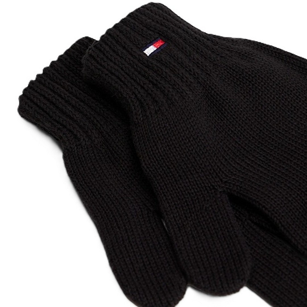 Tommy Hilfiger Kids Guanti Small Flag Kids in Maglia Morbida - AU0AU01657-BDS