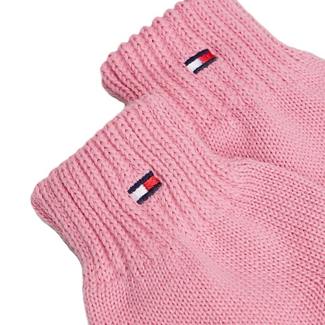 Tommy Hilfiger Kids Guanti Small Flag Kids in Maglia Morbida - AU0AU01657-THC