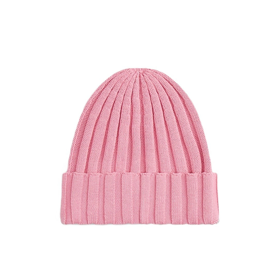 Tommy Hilfiger Kids Cappello Beanie Kids Small Flag in Maglia Morbida - AU0AU020