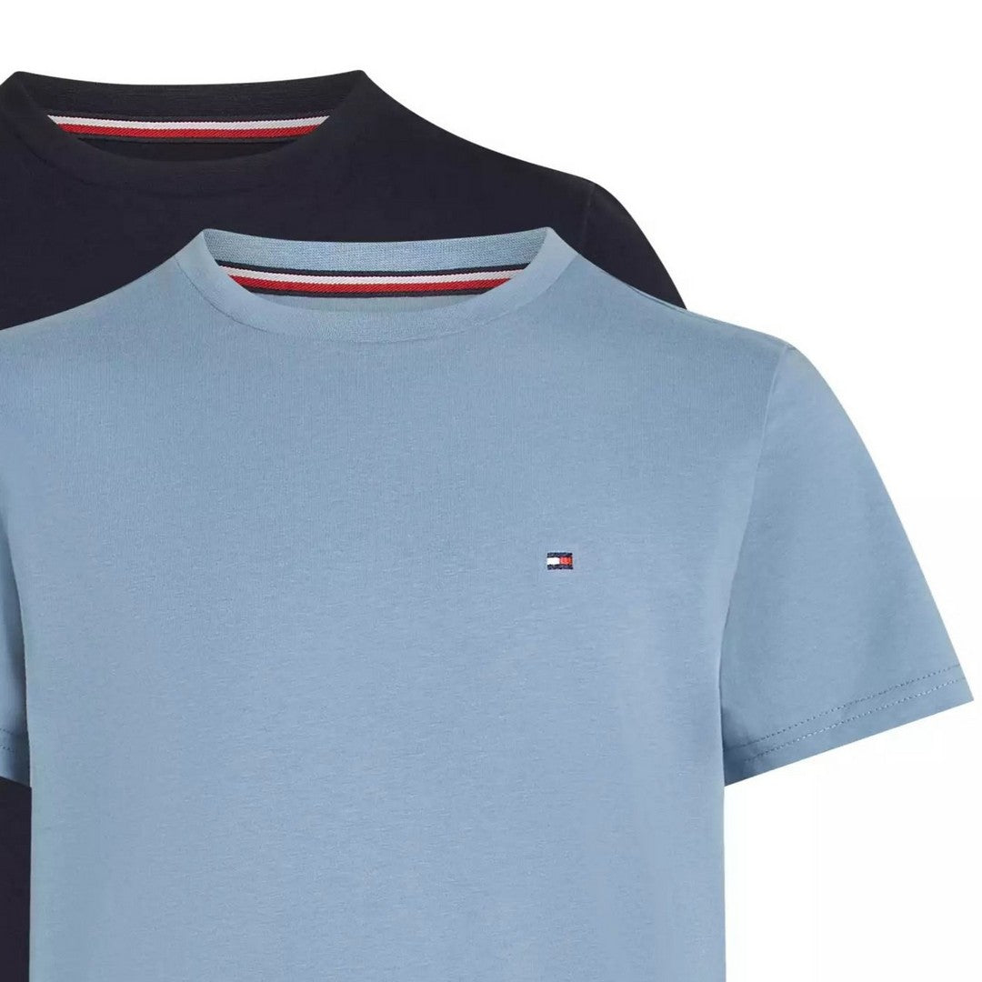 Tommy Hilfiger Kids Set 2 Maglie Manica Corta Bambino in Cotone UB0UB00310-0Y1