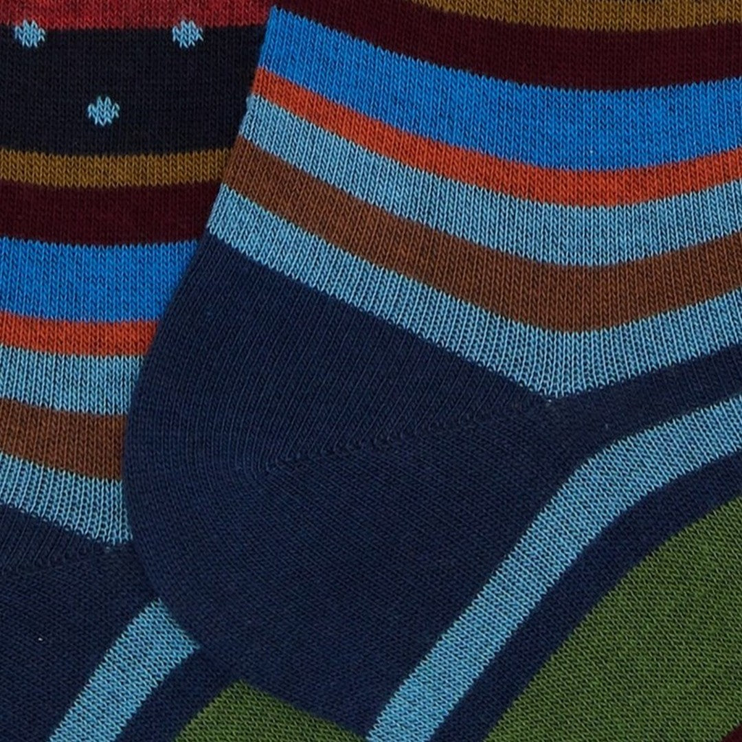 Gallo Calza Lunga Uomo Caldo Cotone Fantasia Mix Multicolor