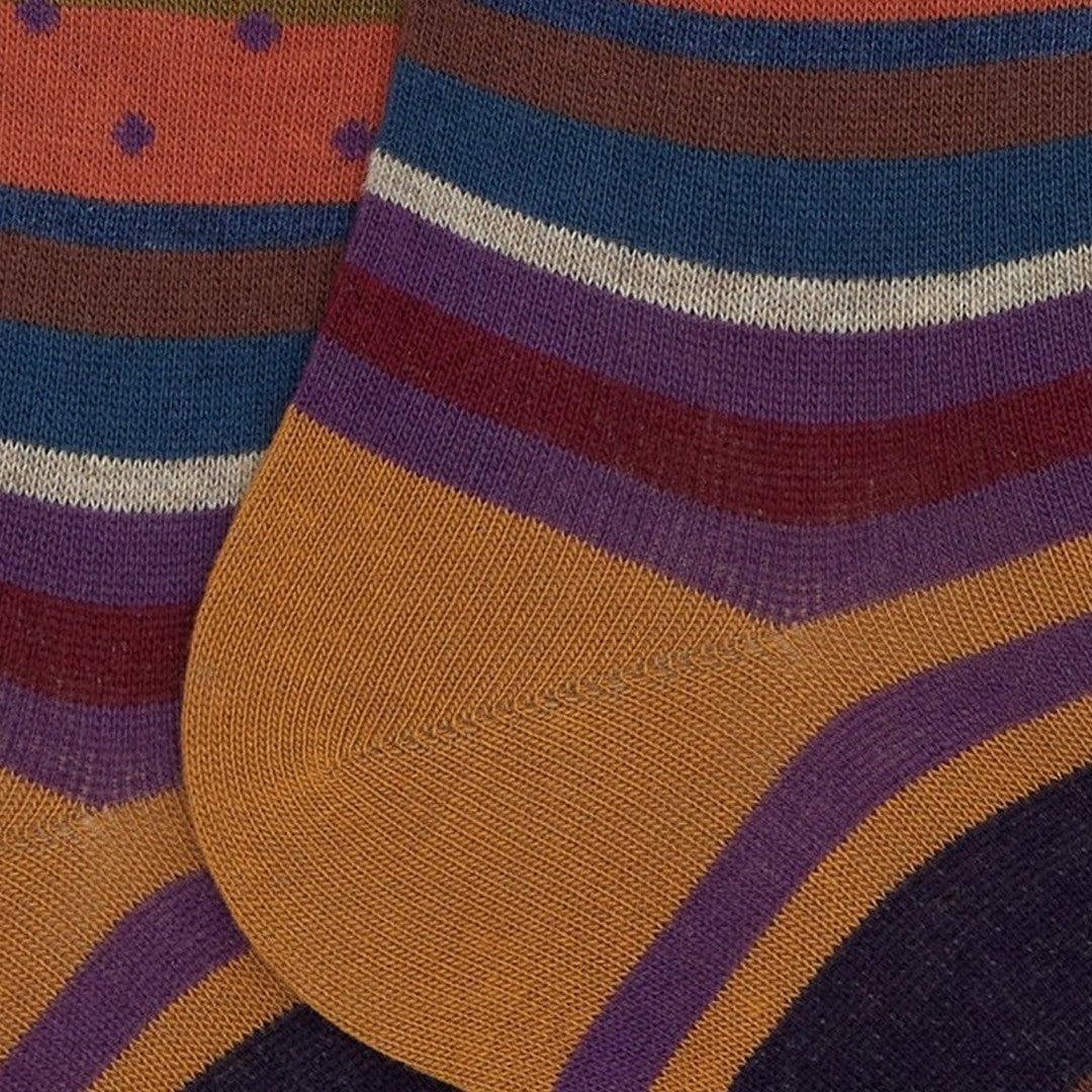 Gallo Calza Lunga Uomo Caldo Cotone Fantasia Mix Multicolor