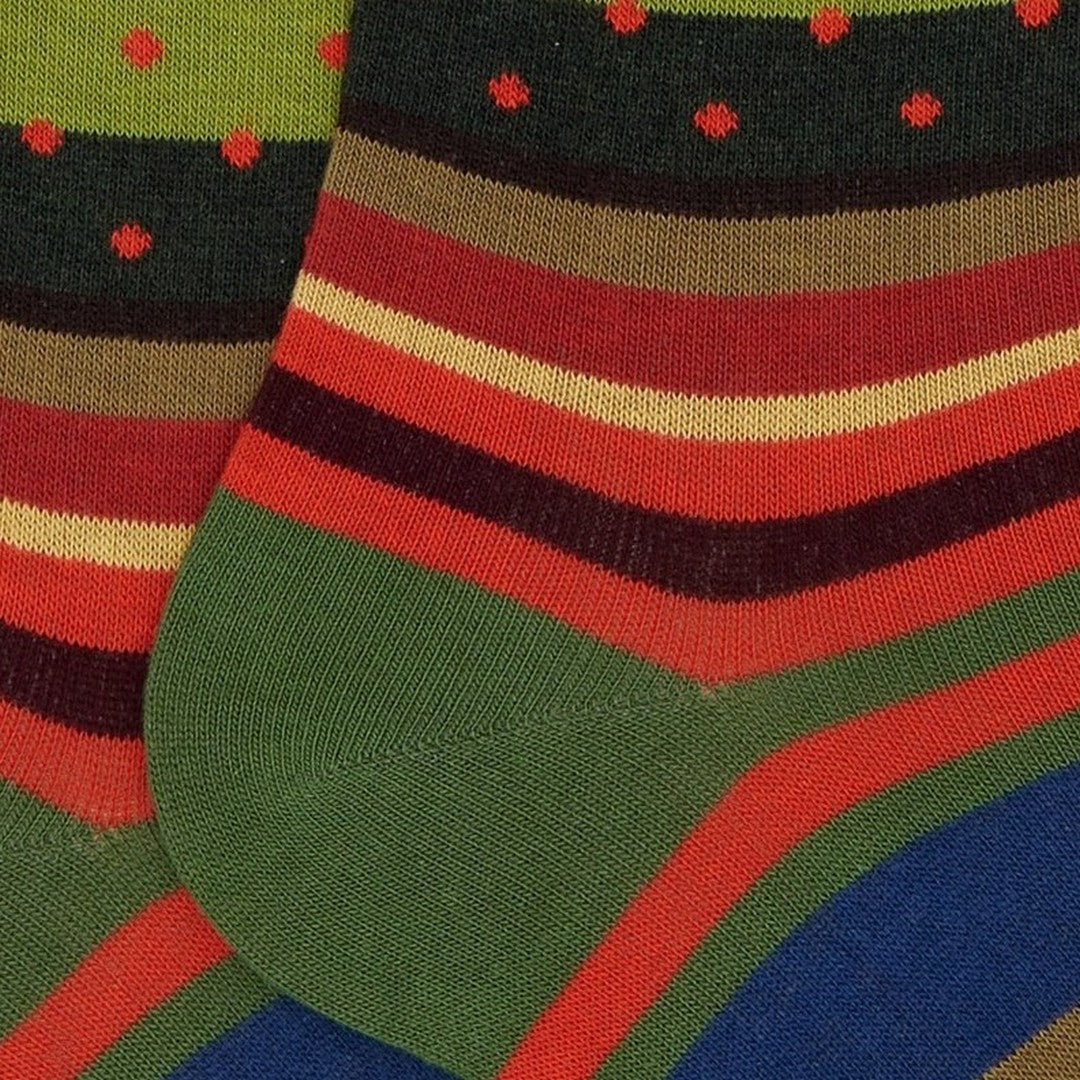 Gallo Calza Lunga Uomo Caldo Cotone Fantasia Mix Multicolor
