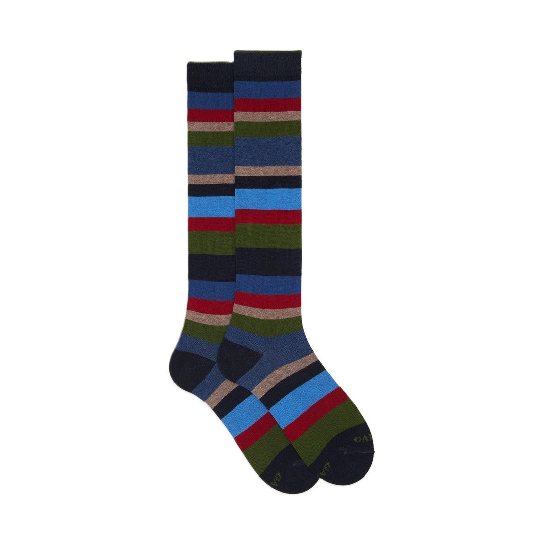 Gallo Calza Lunga Uomo Caldo Cotone Fantasia Multicolor