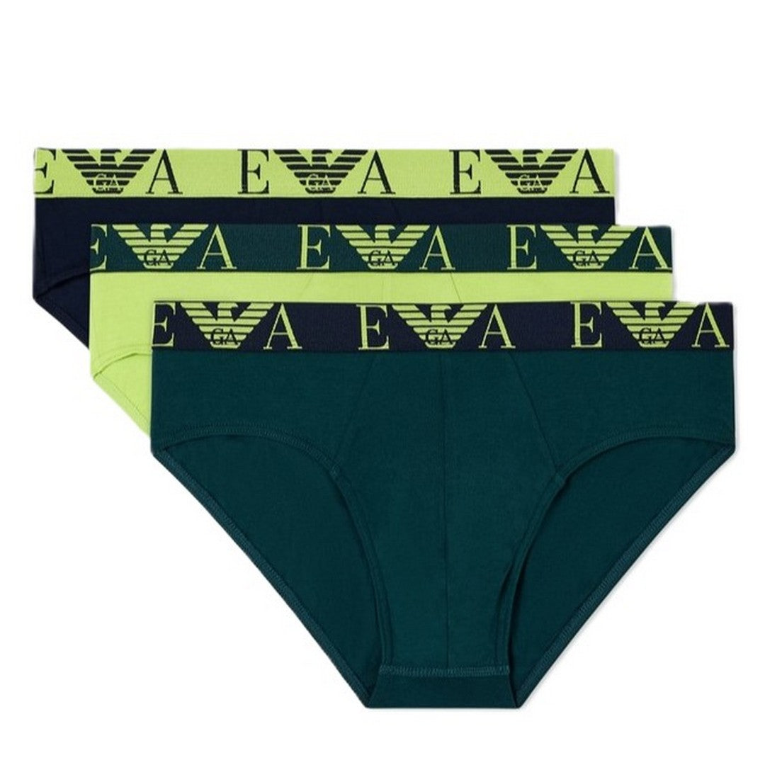 Emporio Armani 3 Pack Slip Uomo Logo Bold Monogram EM000258-AF10778-MB255