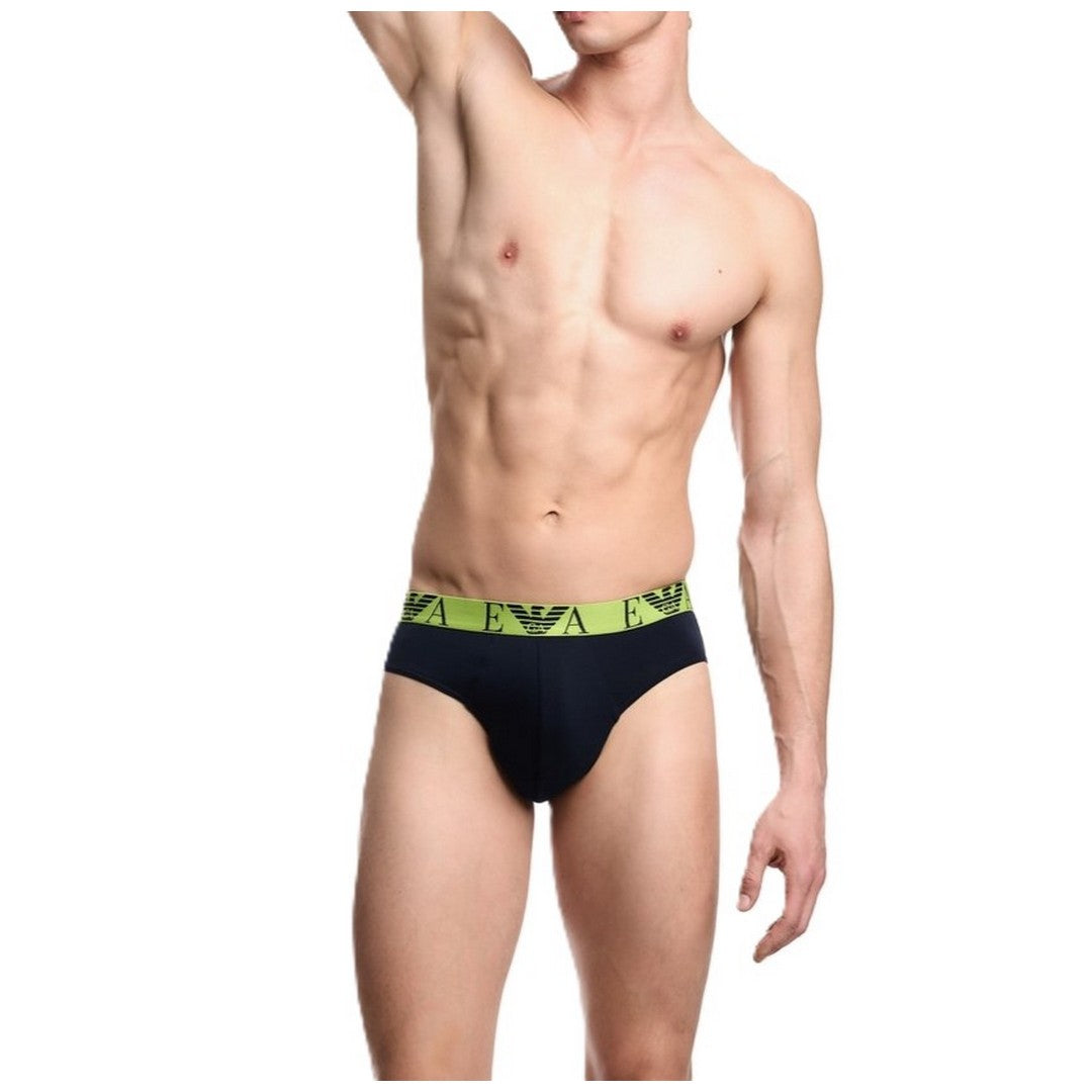 Emporio Armani 3 Pack Slip Uomo Logo Bold Monogram EM000258-AF10778-MB255
