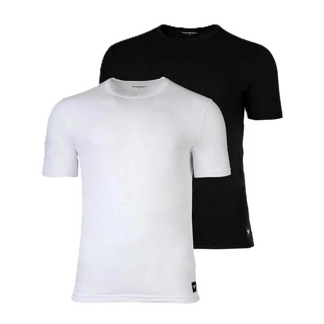 Emporio Armani Confezione da 2 T-shirt Uomo a Mezza Manica EM000391-AF14987-MC04