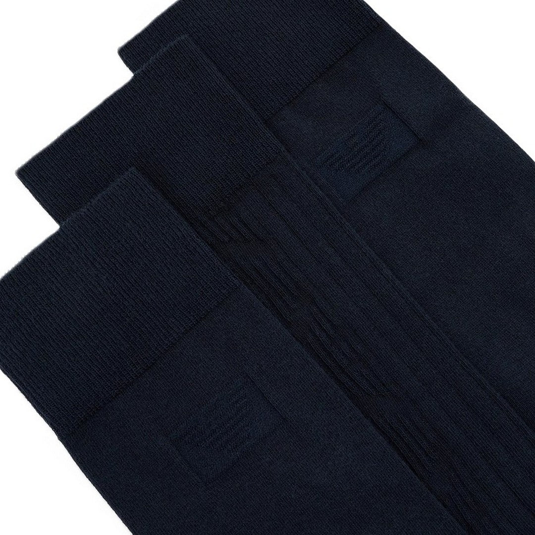 Emporio Armani 3 Pack Calze Corte Uomo Blu EM000554-AF18180-MB153