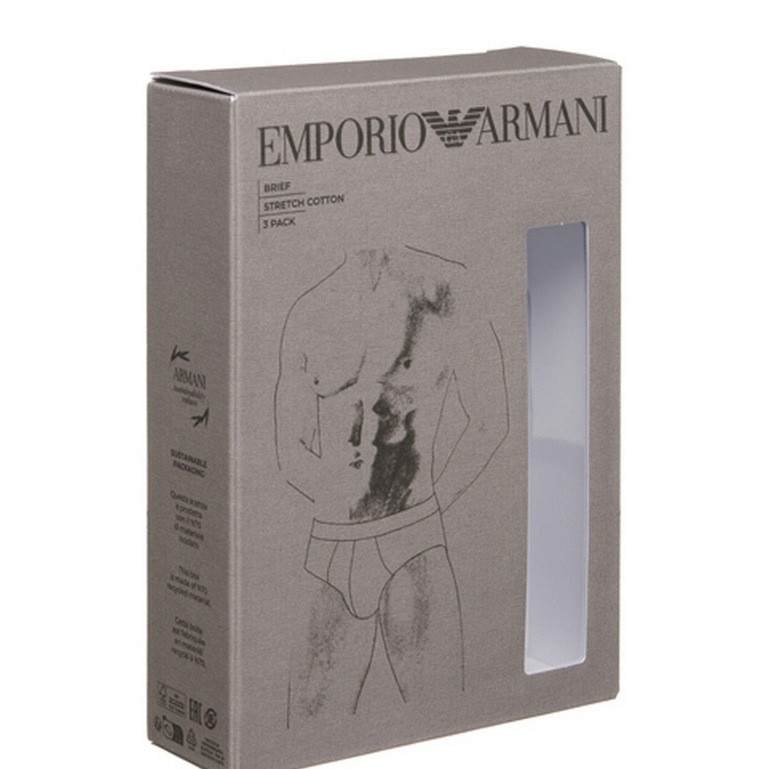 Emporio Armani 3 Pack Slip Uomo EM002154-AF14987-MB244