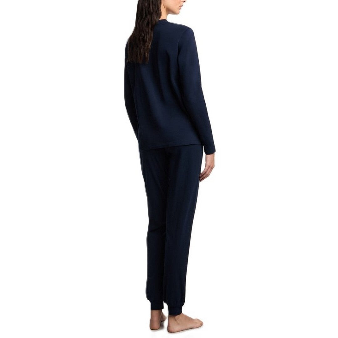 Emporio Armani Pigiama Donna Banda Logata Blu EW001903-AF10881-UB101