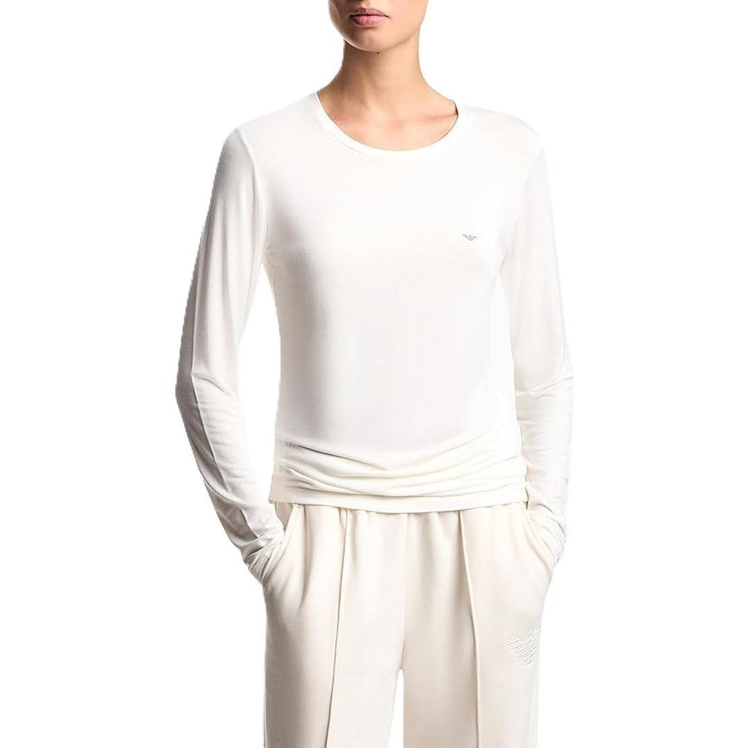 Emporio Armani T-shirt Donna Manica Lunga Girocollo EW001911-AF10889-U0011