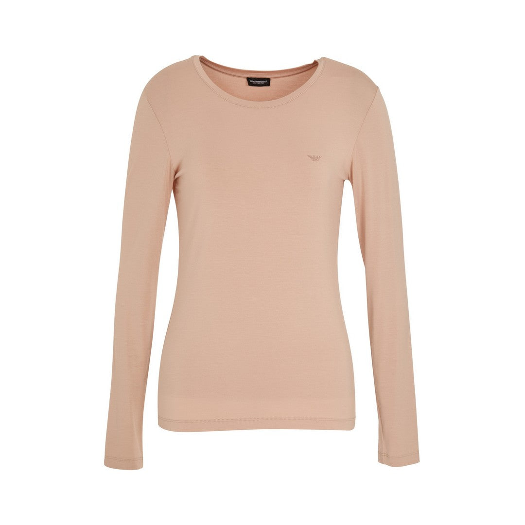 Emporio Armani T-shirt Donna Manica Lunga Girocollo EW001911-AF10889-U4134