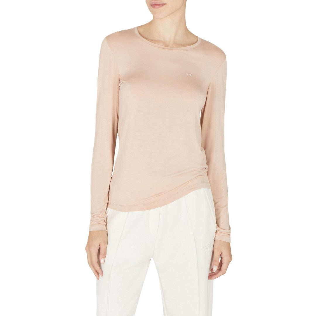 Emporio Armani T-shirt Donna Manica Lunga Girocollo EW001911-AF10889-U4134