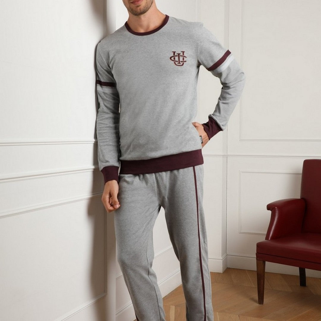 Lovable Pigiama Uomo Girocollo Lungo Caldo Cotone - 9L0EA