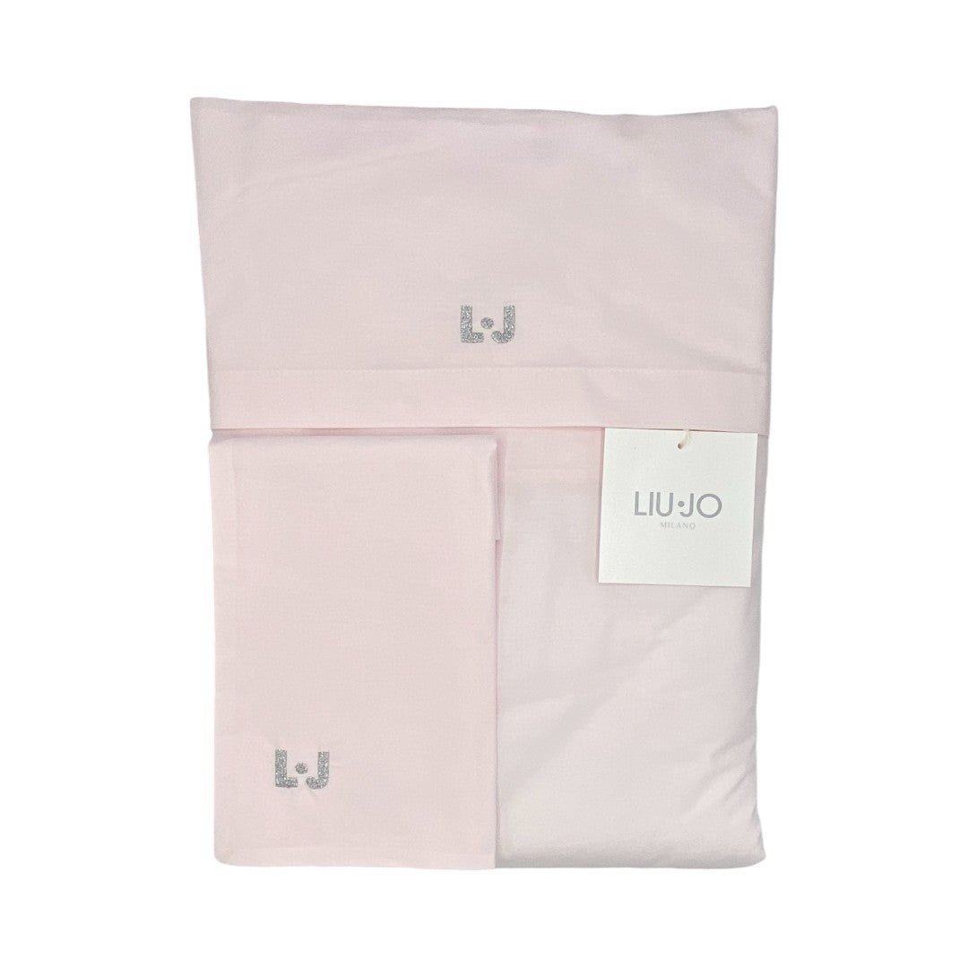 Liu Jo Baby Completo copripiumino culla/carrozzina Cotone Rosa BL358C-00090