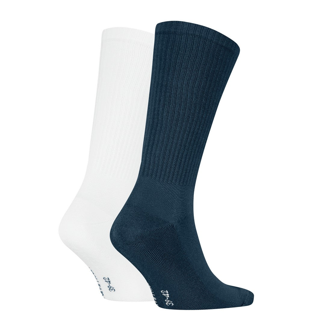 Calvin Klein Uomo 2P Calze Monogram Blu - 701228802 011