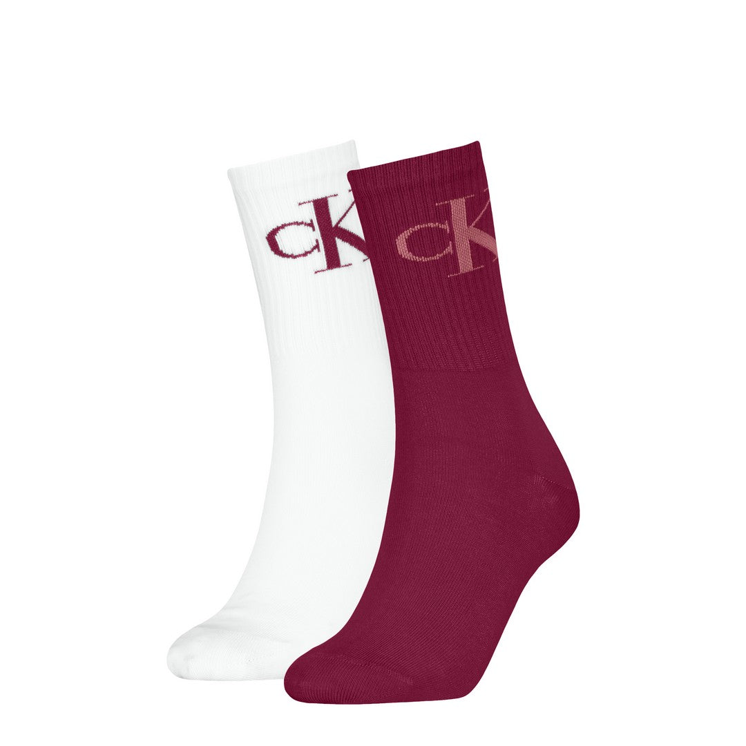 Calvin Klein Donna Calzini 2P Monogram 701228811 011