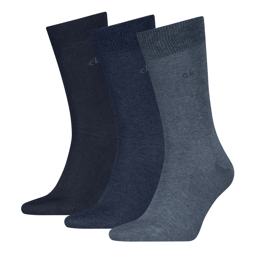 Calvin Klein Uomo Calzini 3P Tinta Unita 701234208 005