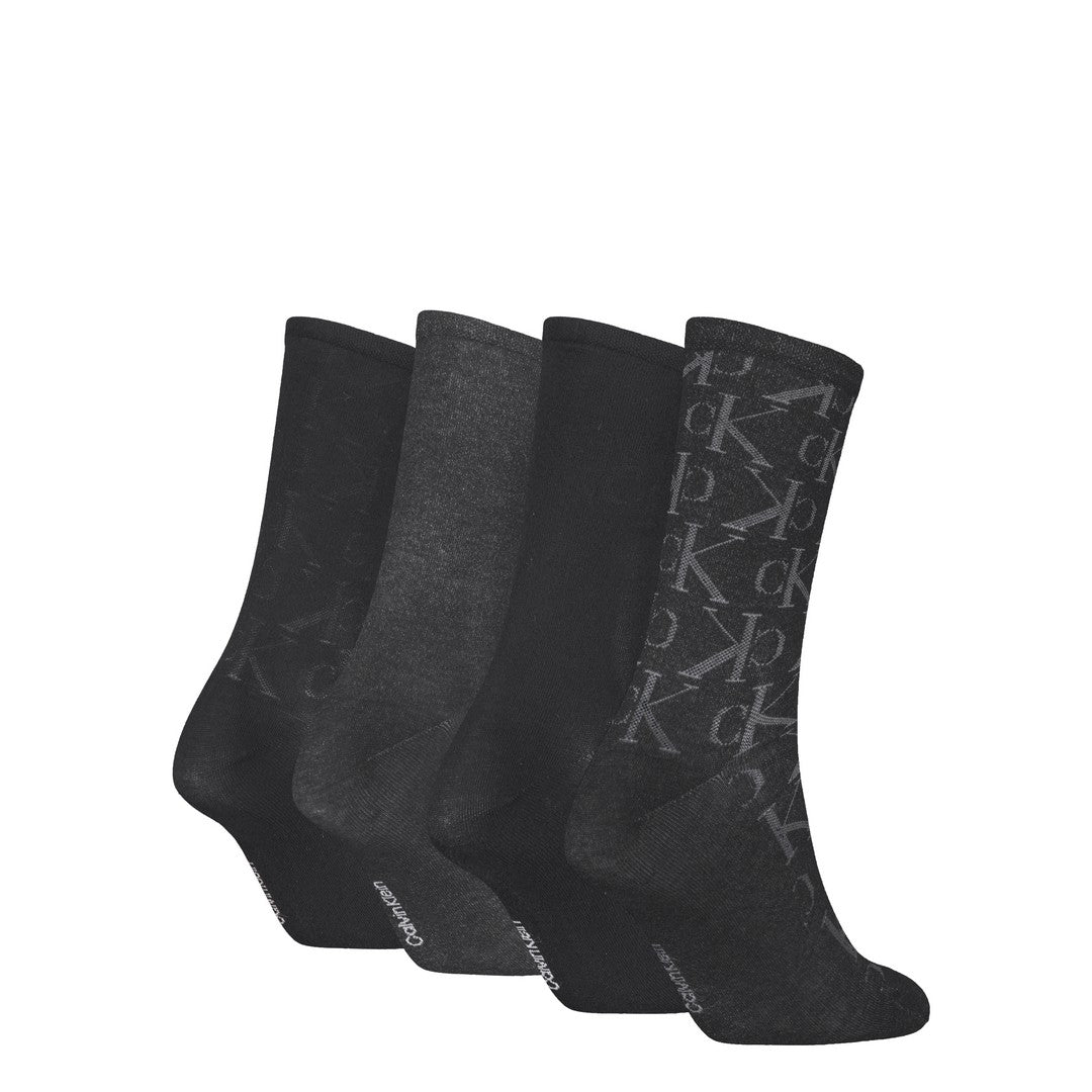 Calvin Klein Donna 4P Calzini Corti Logati